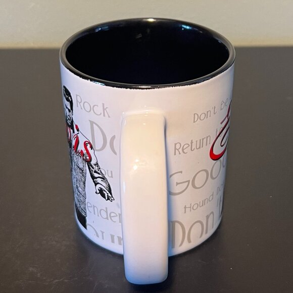 Elvis Presley KING of ROCK ‘n ROLL Song Titles Mug ~ All Shook Up ~ Hound Dog - Picture 6 of 8
